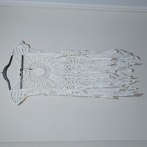 Miss Kelly 1999 Crochet Long Cardigan